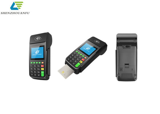 Máquina Swiping sem fio do preto do terminal da posição do rádio da criptografia