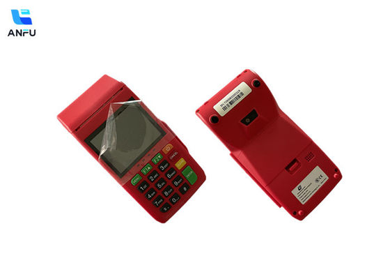 Terminal POS portátil com impressora térmica de 58 mm tela sensível ao toque capacitiva Sistema POS Linux RTOS com SDK de software