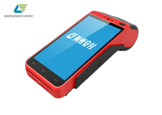 Impressora de alta velocidade Android Smart POS Terminal Support 4G Wifi de 5,5 polegadas