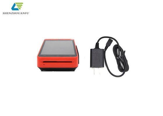 Terminal pos portátil de pagamento móvel com tela sensível ao toque de 5,5 polegadas com tela Android