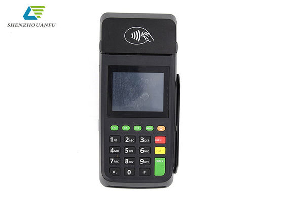 Novo terminal pos portátil gprs sem fio com caixa de papel grande