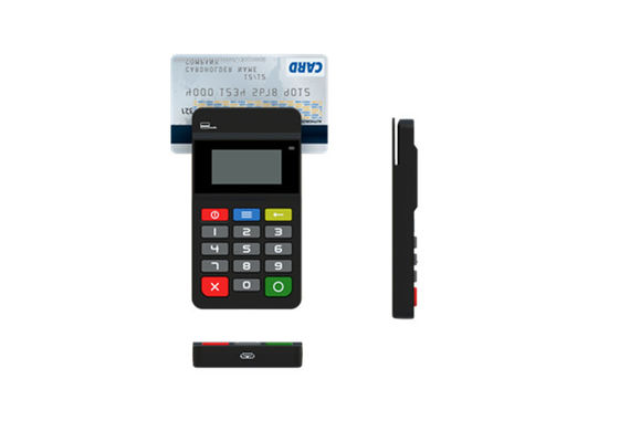 Certificado Handheld dos dispositivos 60mm EMV da posição do leitor de cartão do visto com entalhe de 2 PSAM