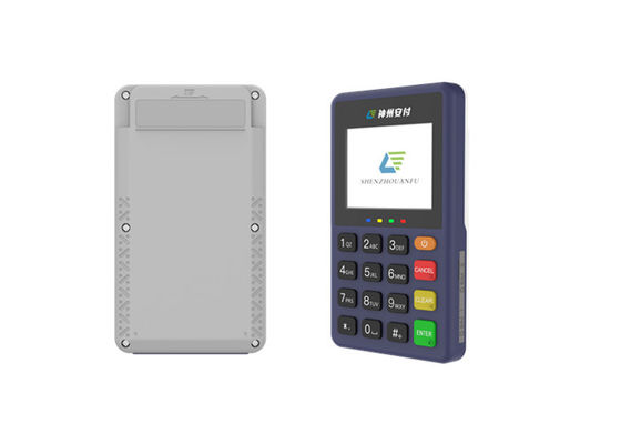 Máquina portátil com mini touch screen EMV PCI 5.0 certificada