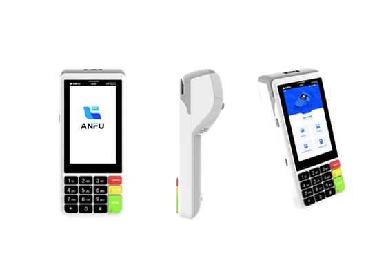 ANFU EMV certificado Android Mobile Smart Payment POS 4g Handheld Pagamento com cartão de baralho POS Terminals com NFC Reader