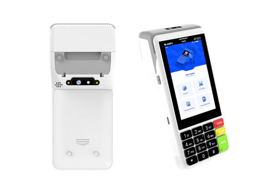 ANFU Smart POS Terminal com impressora touch screen POS Machine POS de mão com NFC