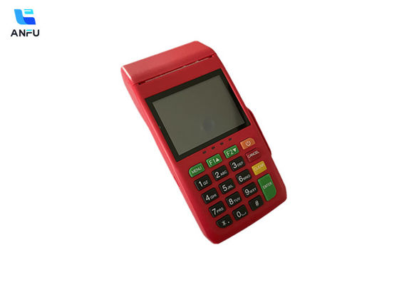 Terminal POS portátil com impressora térmica de 58 mm tela sensível ao toque capacitiva Sistema POS Linux RTOS com SDK de software