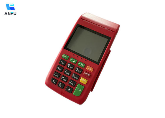 Terminal POS portátil com impressora térmica de 58 mm tela sensível ao toque capacitiva Sistema POS Linux RTOS com SDK de software