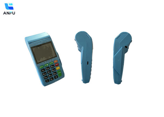 Máquina pos portátil com terminal AF75 de código de barras com impressora de 58 mm EMV PCI Certificado