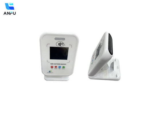 Escaner de código Qr branco caixa de som voz de transmissão nuvem alto-falante Por pagamento
