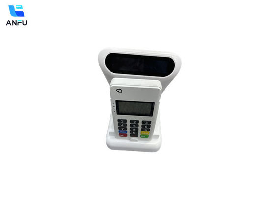 Escaner de código Qr branco caixa de som voz de transmissão nuvem alto-falante Por pagamento