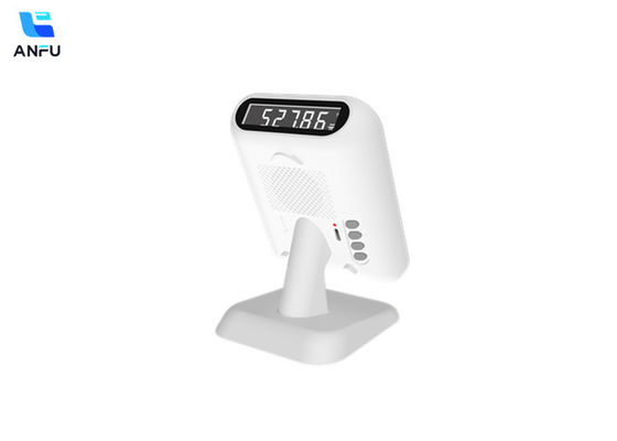 Caixa de som de pagamento de código QR Porta-voz móvel Smart Voice Wireless com tela de código de segmento