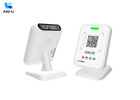 Sistema estático de pagamento caixa de som de alto-falante de voz com código QR pagamento para a indústria de varejo